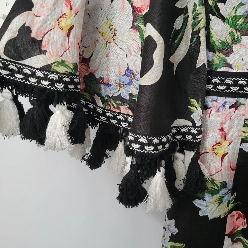 Alice McCall Black Magic Moments Linen Midi Dress NWT - Picture 8 of 15